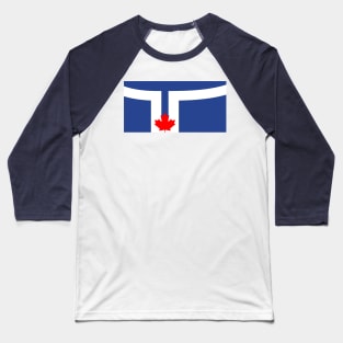 Flag of Toronto, Ontario Baseball T-Shirt